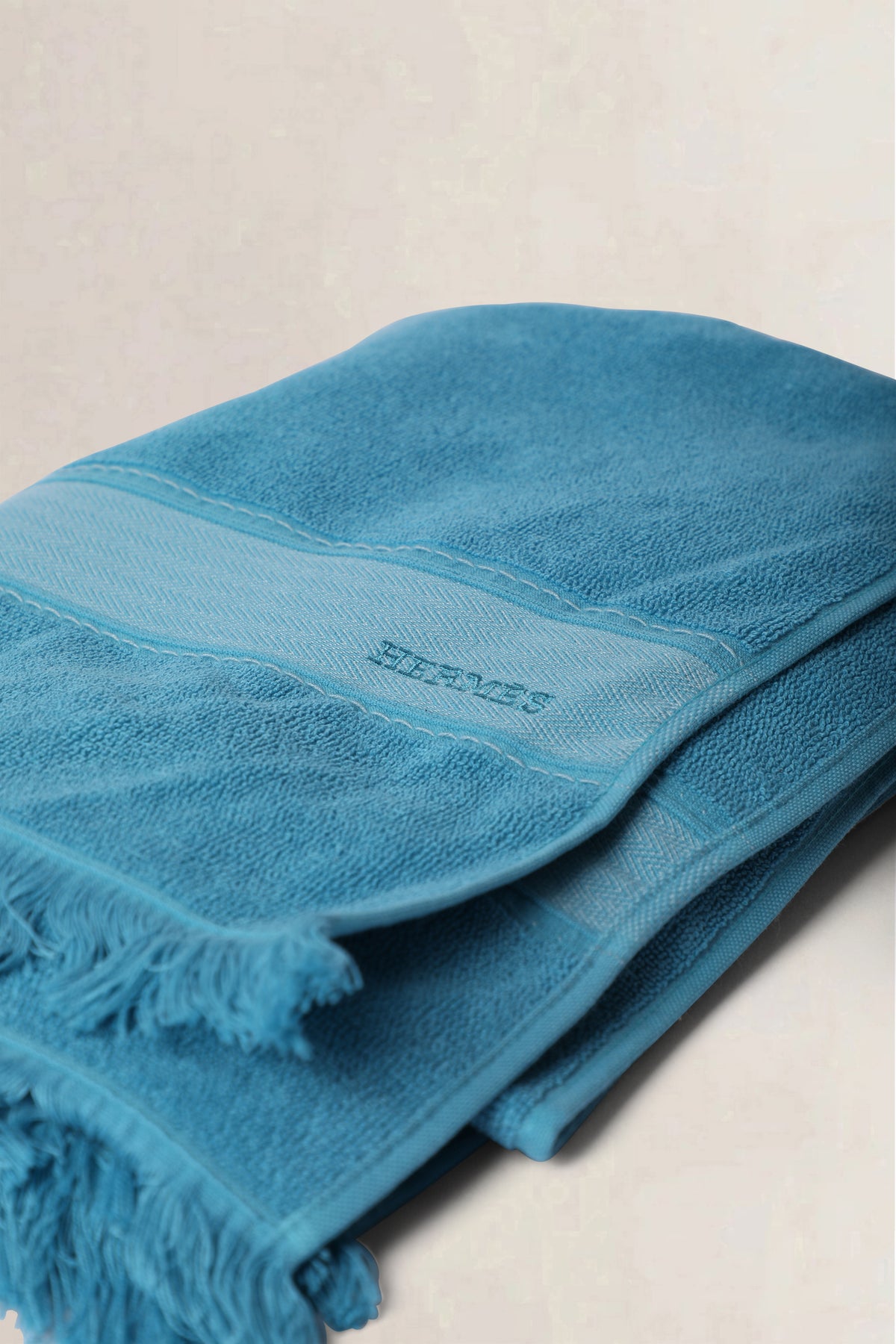 Hermès Turquoise Terry Beach Towel