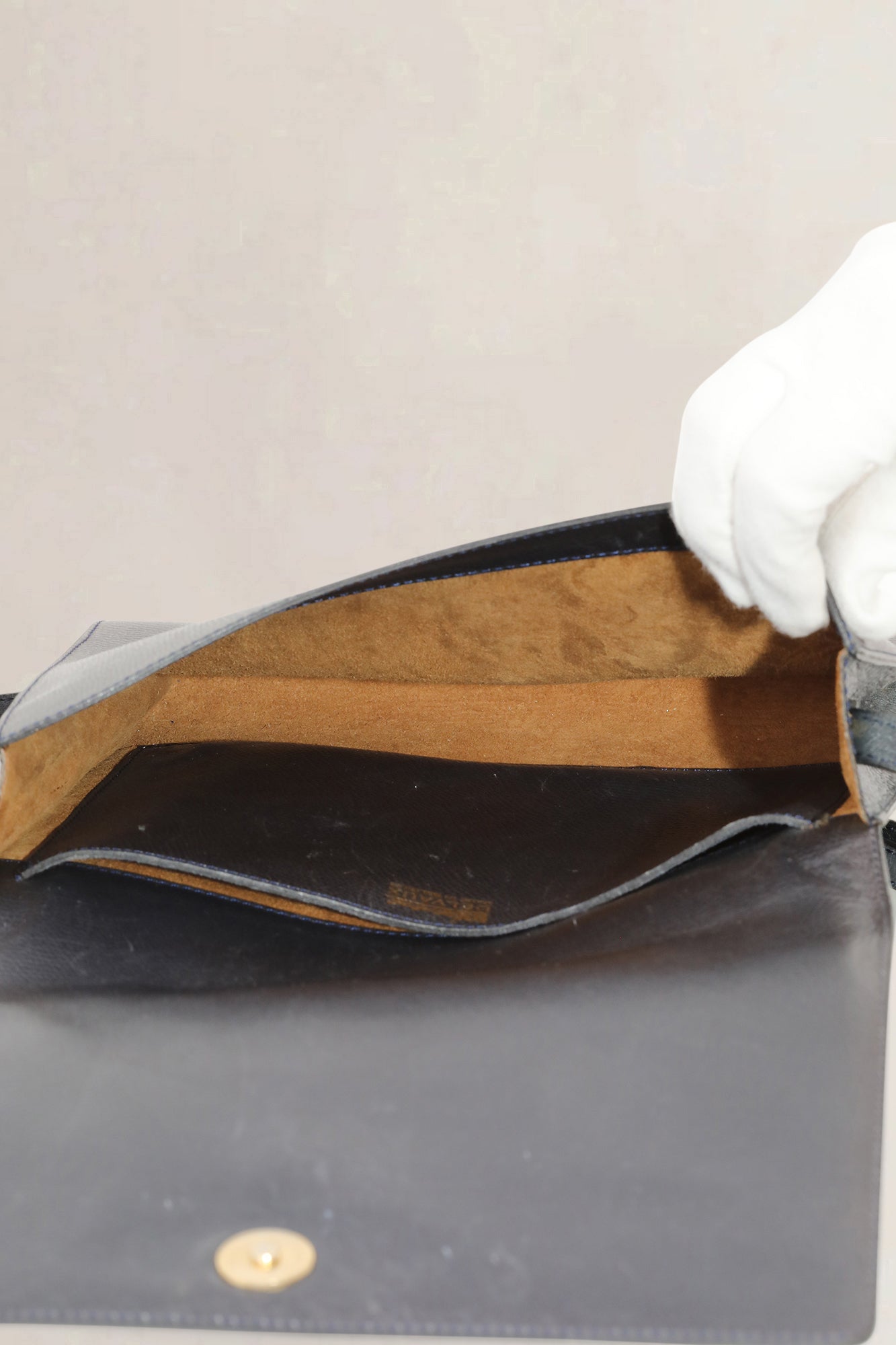 Delvaux Brown Leather  Diadème Crossbody Bag