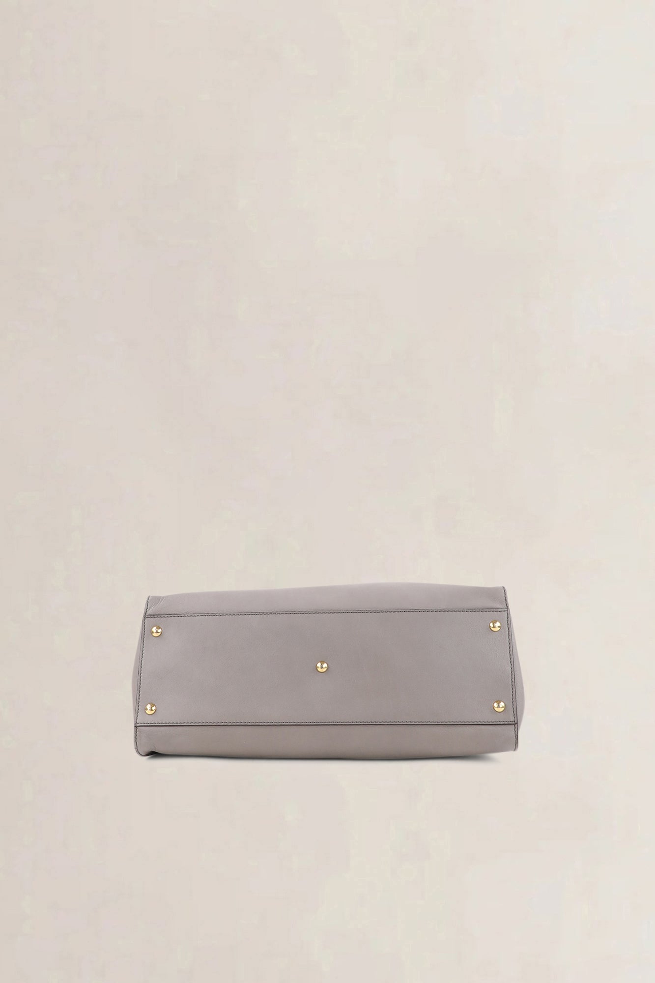 Fendi Gray Peekaboo Large Shoulder Bag