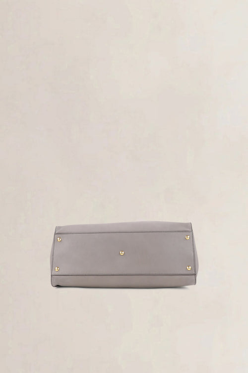 Fendi Gray Peekaboo Large Shoulder Bag