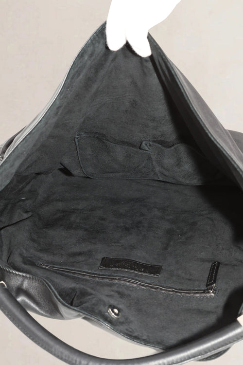 YSL Black Roady Chain Hobo Shoulder Bag