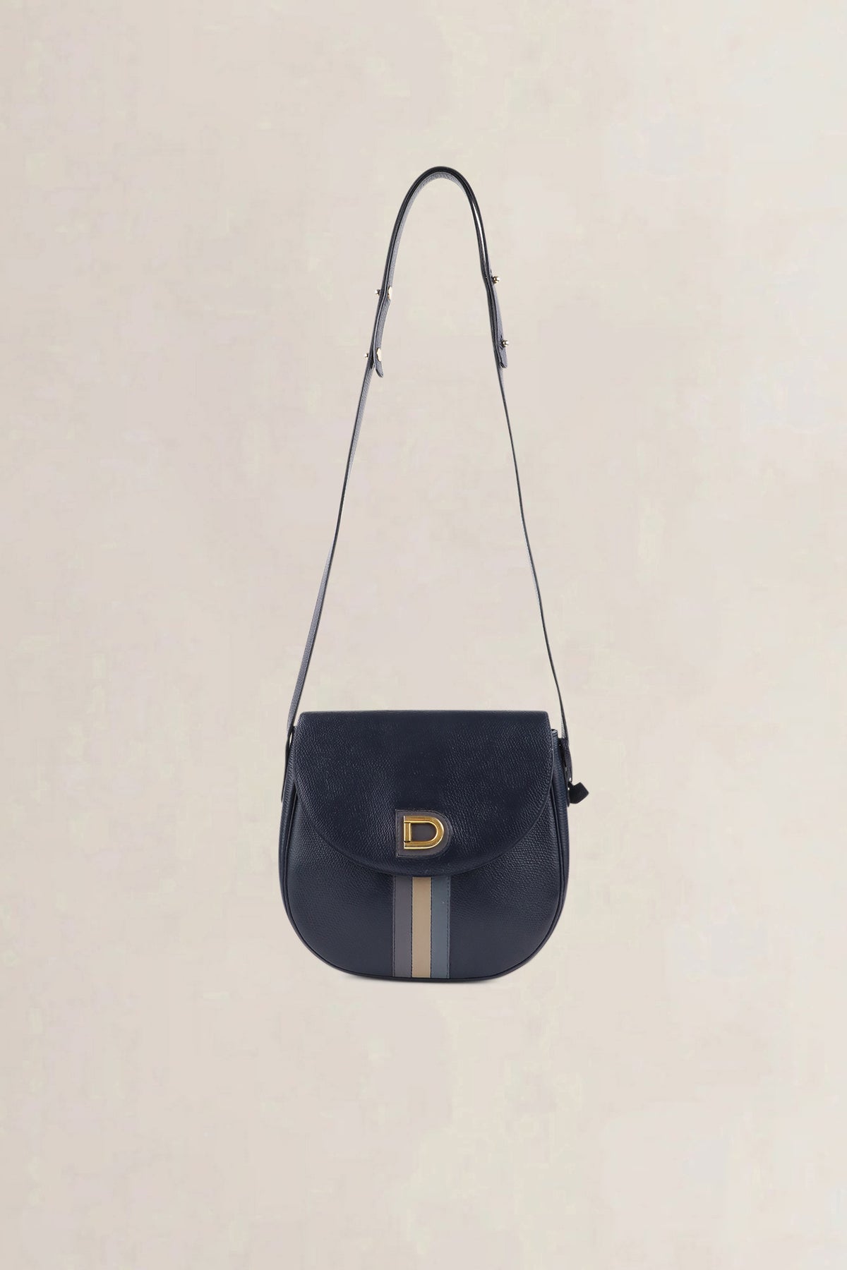 Delvaux Black Jumping Calf Vintage Crossbody Bag