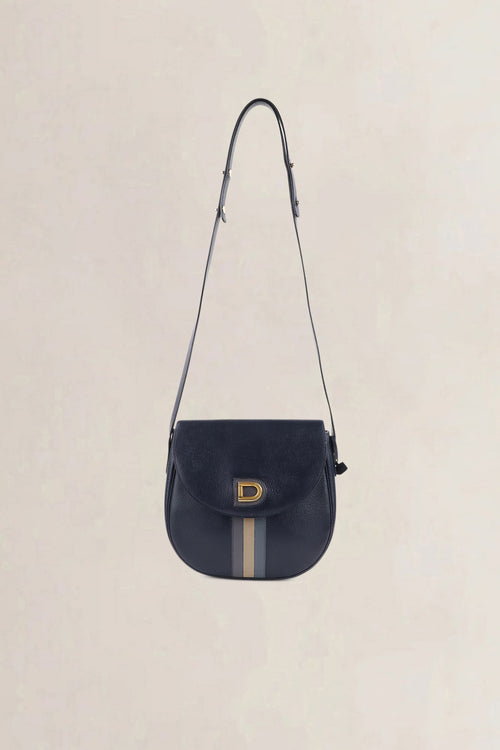 Delvaux Black Jumping Calf Vintage Crossbody Bag