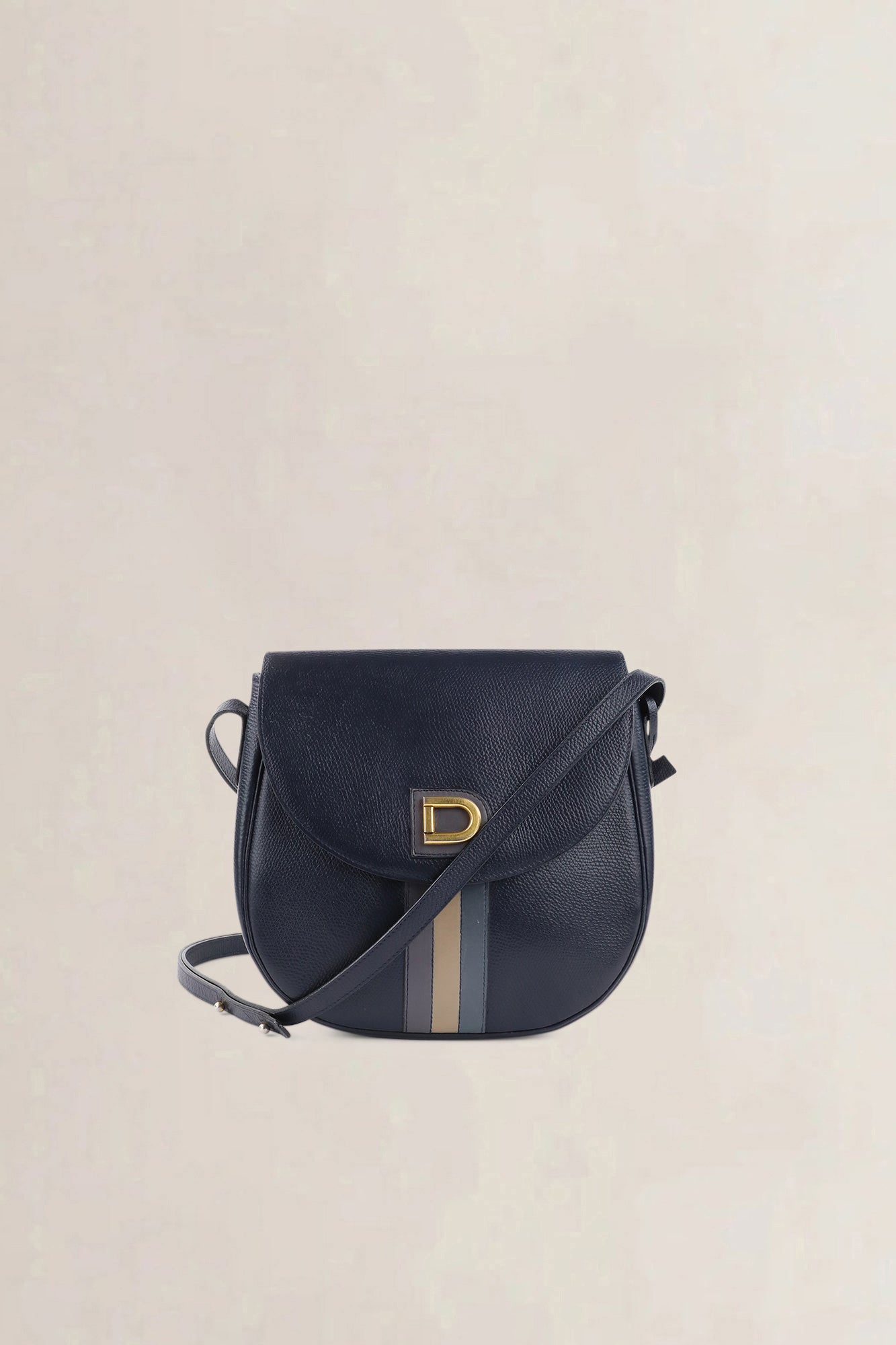 Delvaux Black Jumping Calf Vintage Crossbody Bag