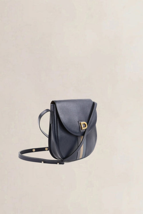 Delvaux Black Jumping Calf Vintage Crossbody Bag