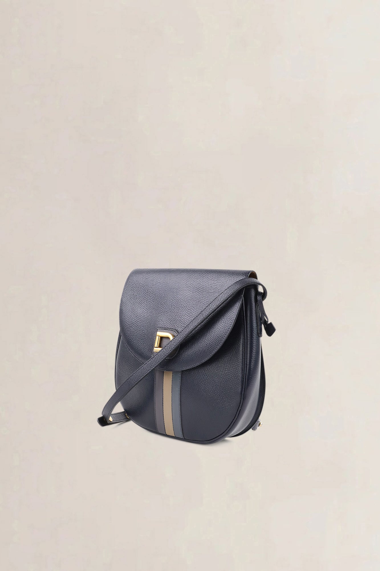Delvaux Black Jumping Calf Vintage Crossbody Bag