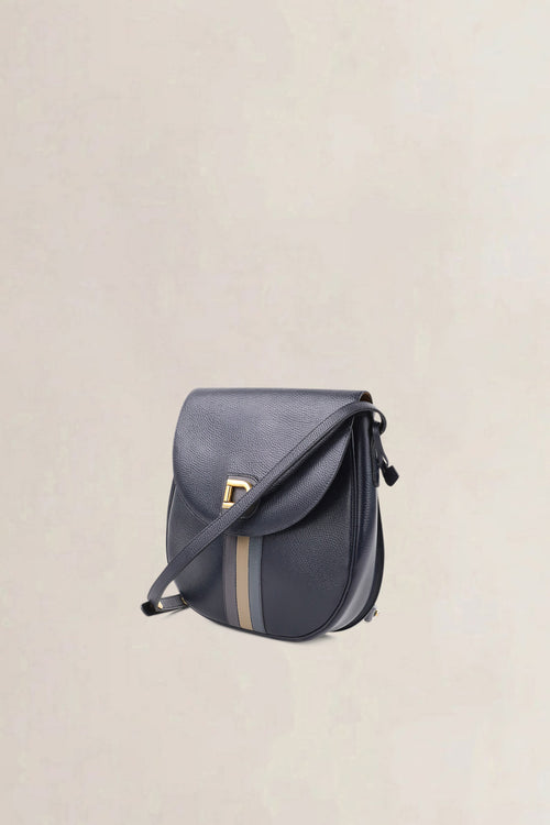 Delvaux Black Jumping Calf Vintage Crossbody Bag