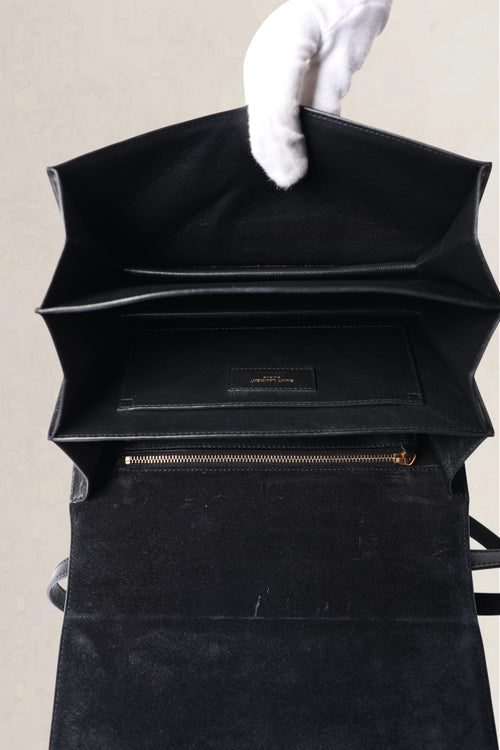 Saint Laurent Black Domino Shoulder Bag