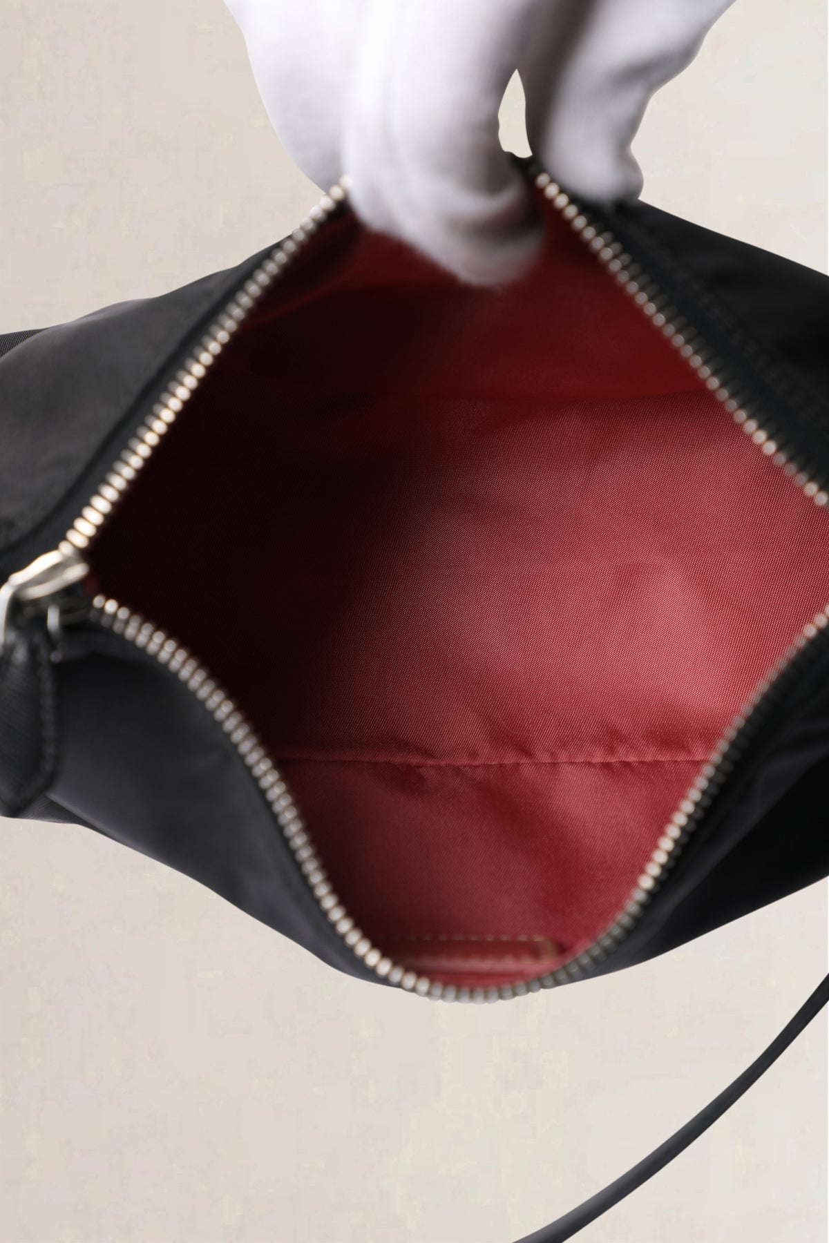Prada Black Baguette Mini Shoulder Bag