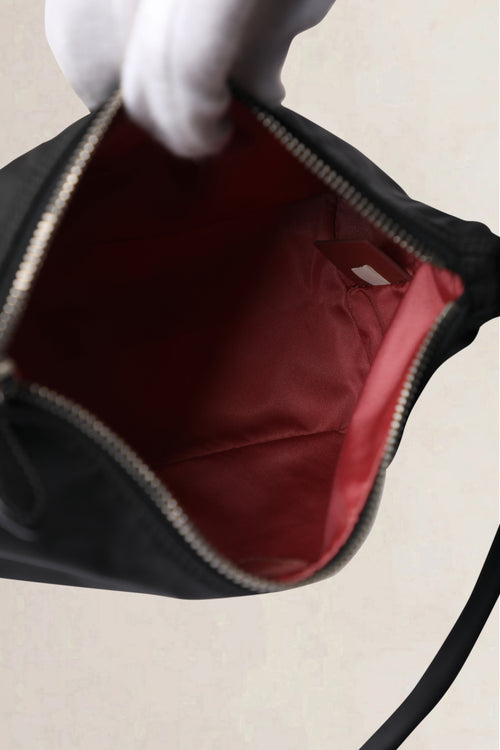 Prada Black Baguette Mini Shoulder Bag