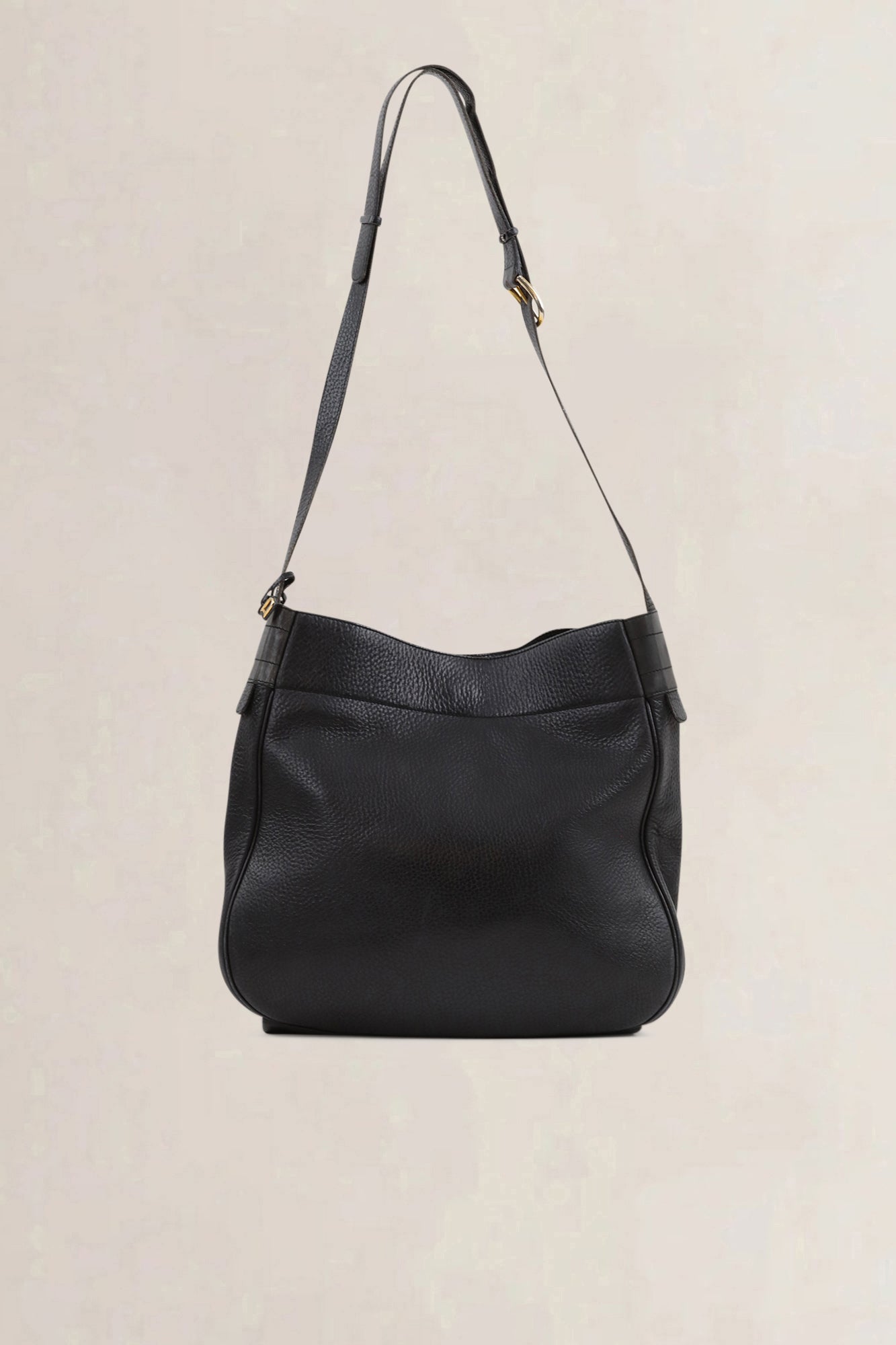 Delvaux Black/Brown Desert Crossbody Bag