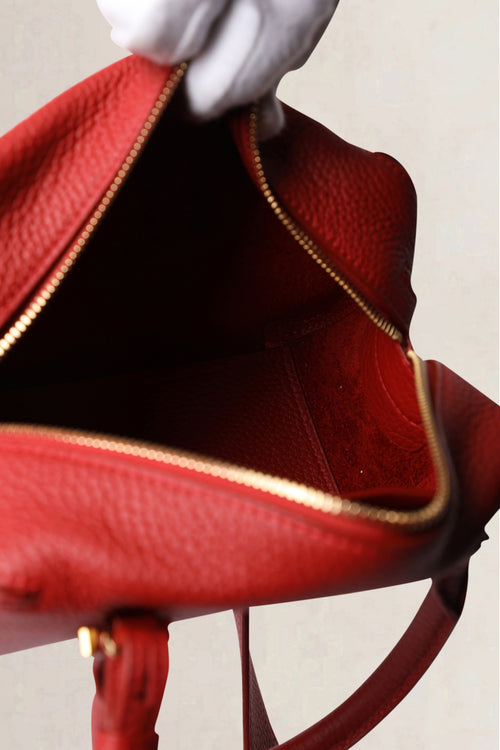 Delvaux Scarlet Cool Box Mini Taurillon Soft Crossbody Bag