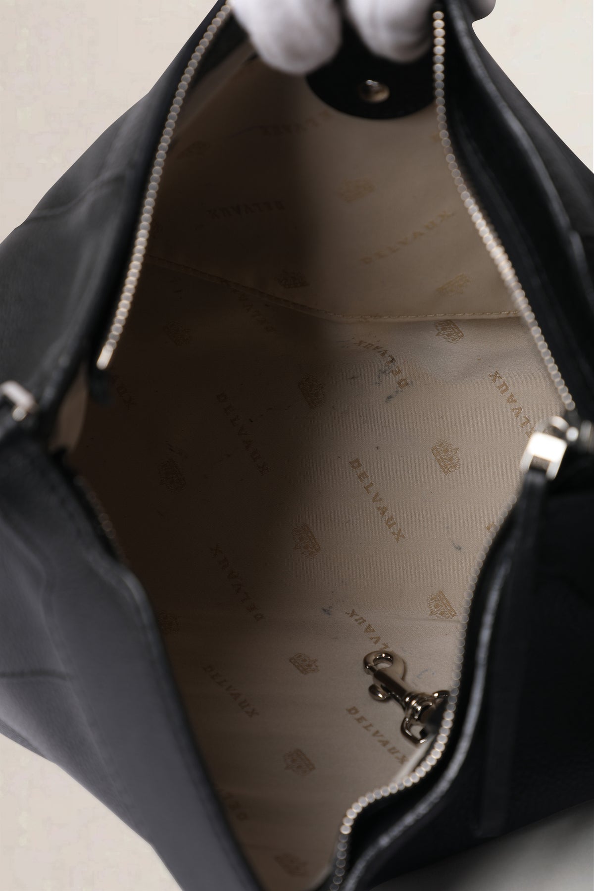 Delvaux Black Samedi Galop Shoulder Bag