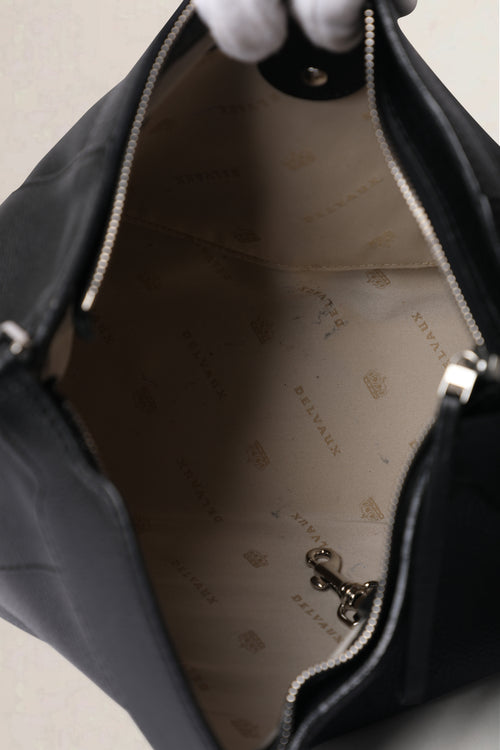 Delvaux Black Samedi Galop Shoulder Bag