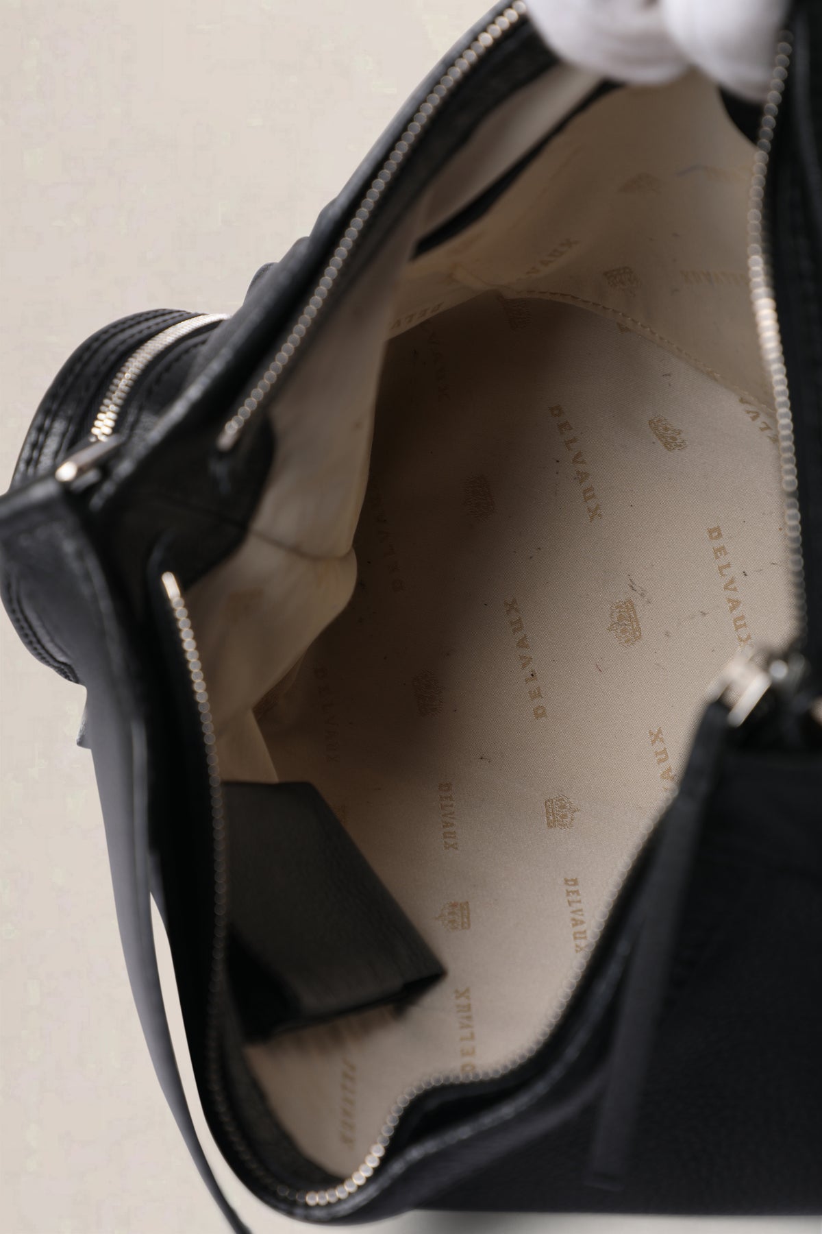 Delvaux Black Samedi Galop Shoulder Bag