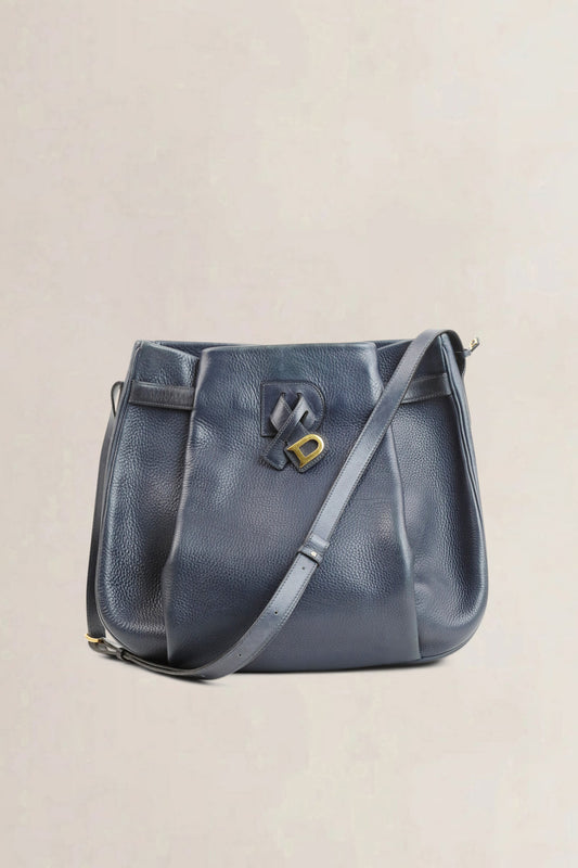 Delvaux Blue Bannière Crossbody Bag