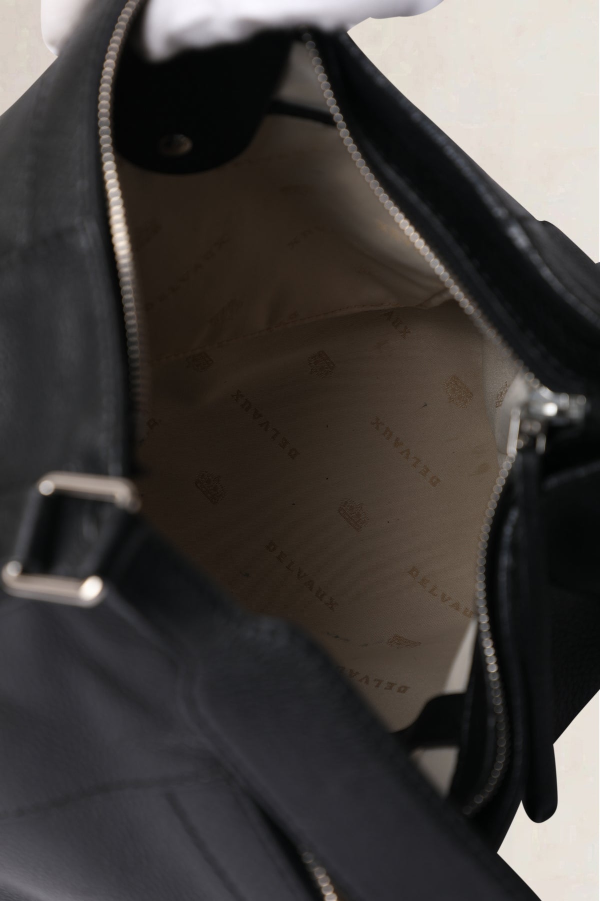 Delvaux Black Samedi Galop Shoulder Bag