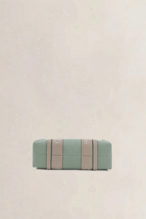 Chloé Green Woody Medium Shoulder Bag