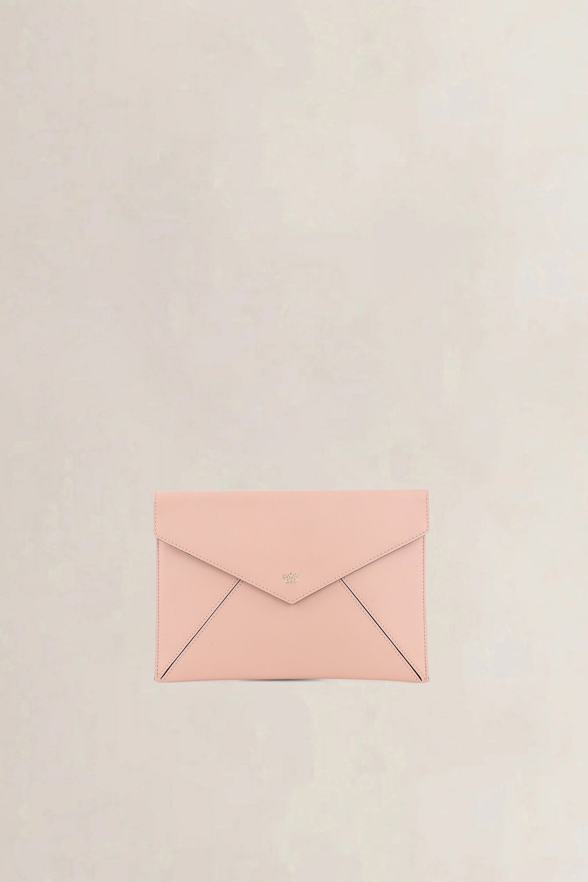 Delvaux Nude Box Calf Polo Brin de Folle Clutch