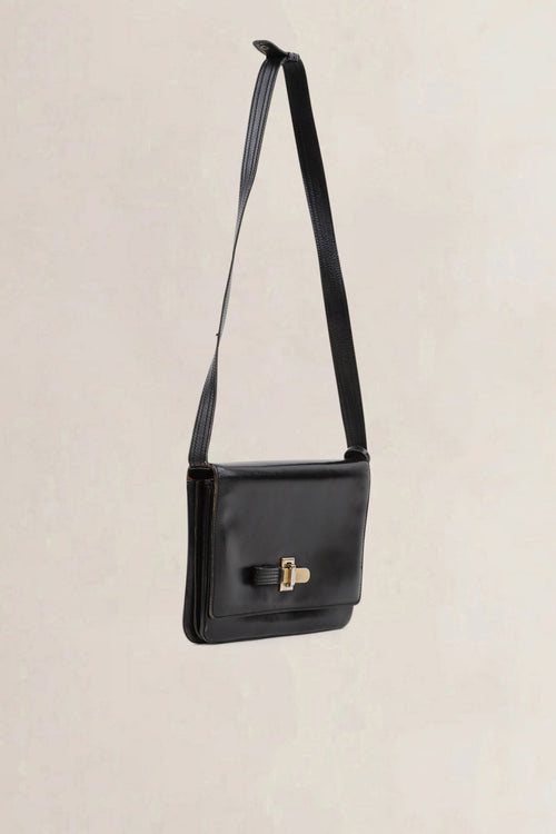 Delvaux Black Vintage Crossbody Bag