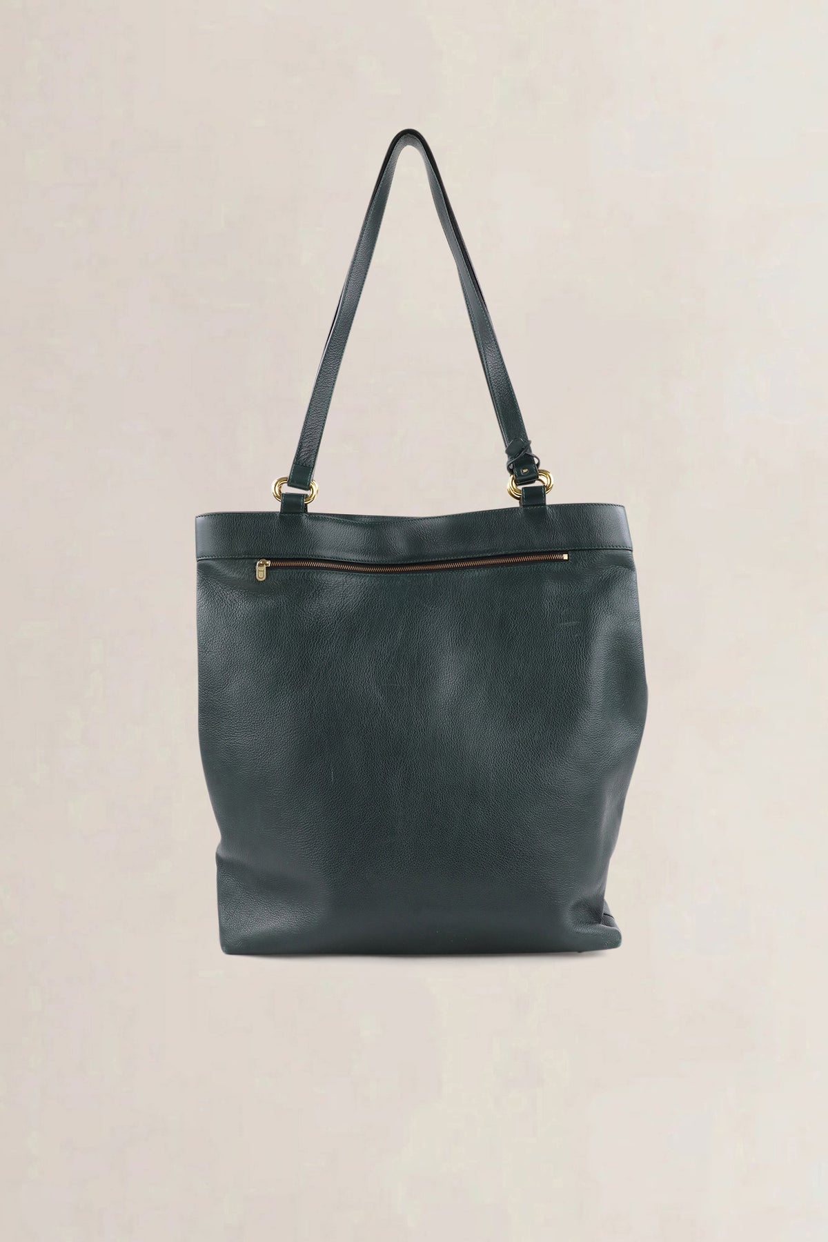 Delvaux Vintage Forest Green Jumping Calf Shoulder Bag