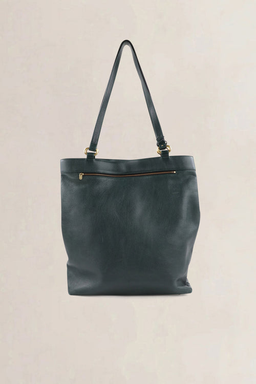 Delvaux Vintage Forest Green Jumping Calf Shoulder Bag