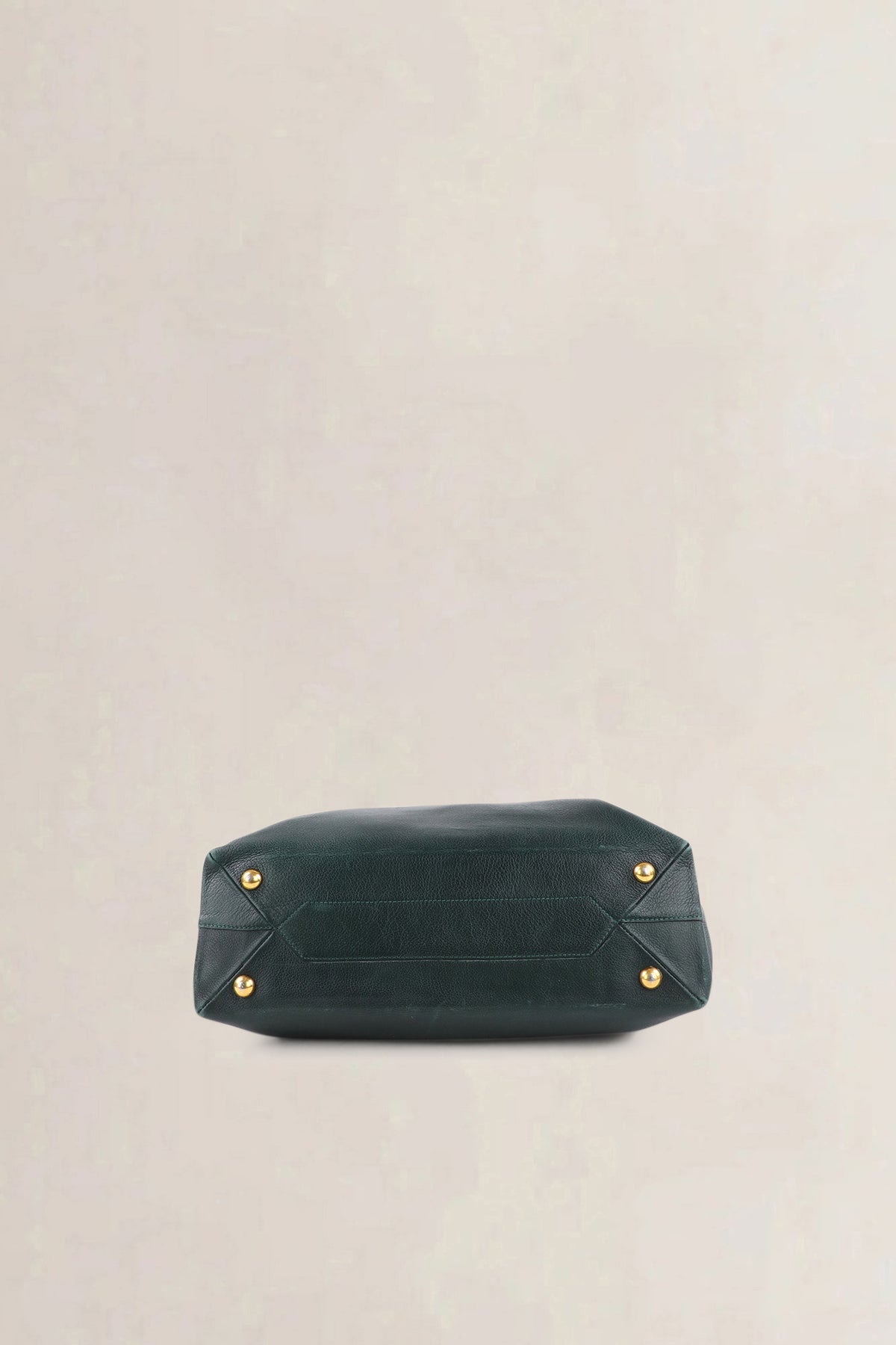 Delvaux Vintage Forest Green Jumping Calf Shoulder Bag