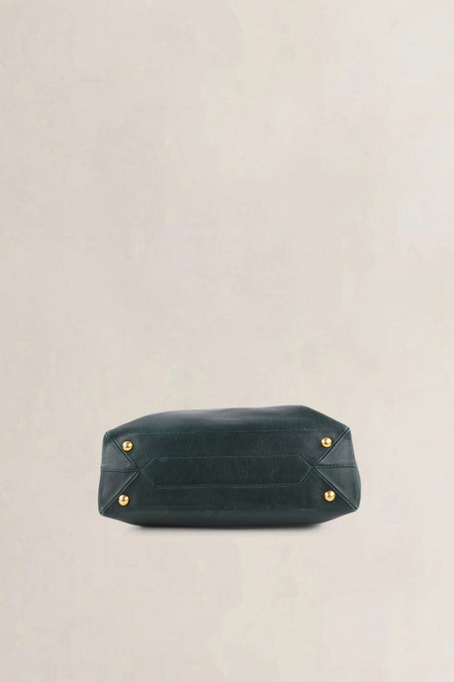 Delvaux Vintage Forest Green Jumping Calf Shoulder Bag