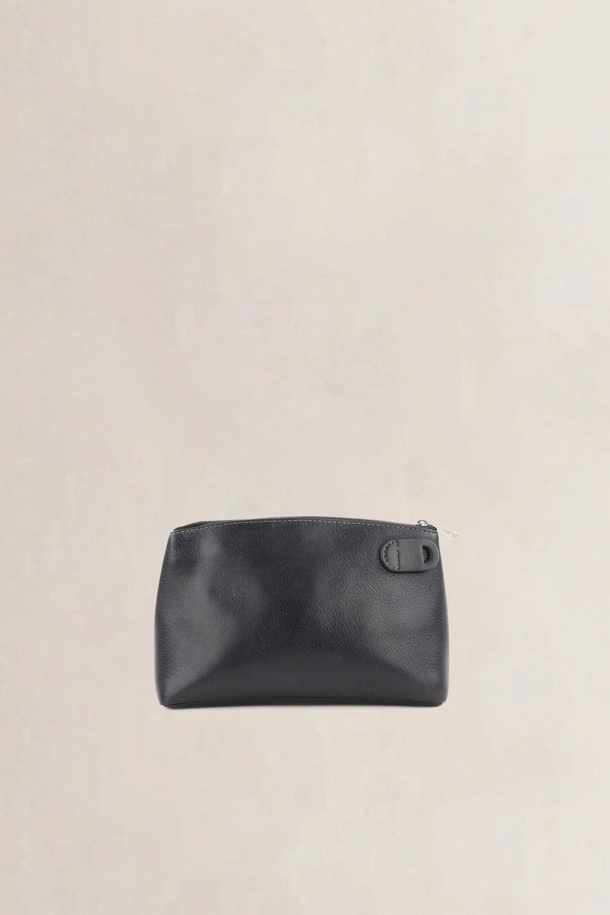 Delvaux Anthracite Deux Jumping Calf Pouch — vintage