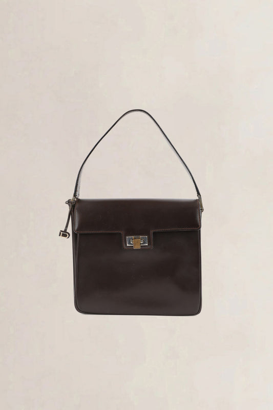 Delvaux Dark Brown — vintage