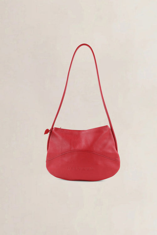 Delvaux Red Trotteur Rubis Crossbody Bag