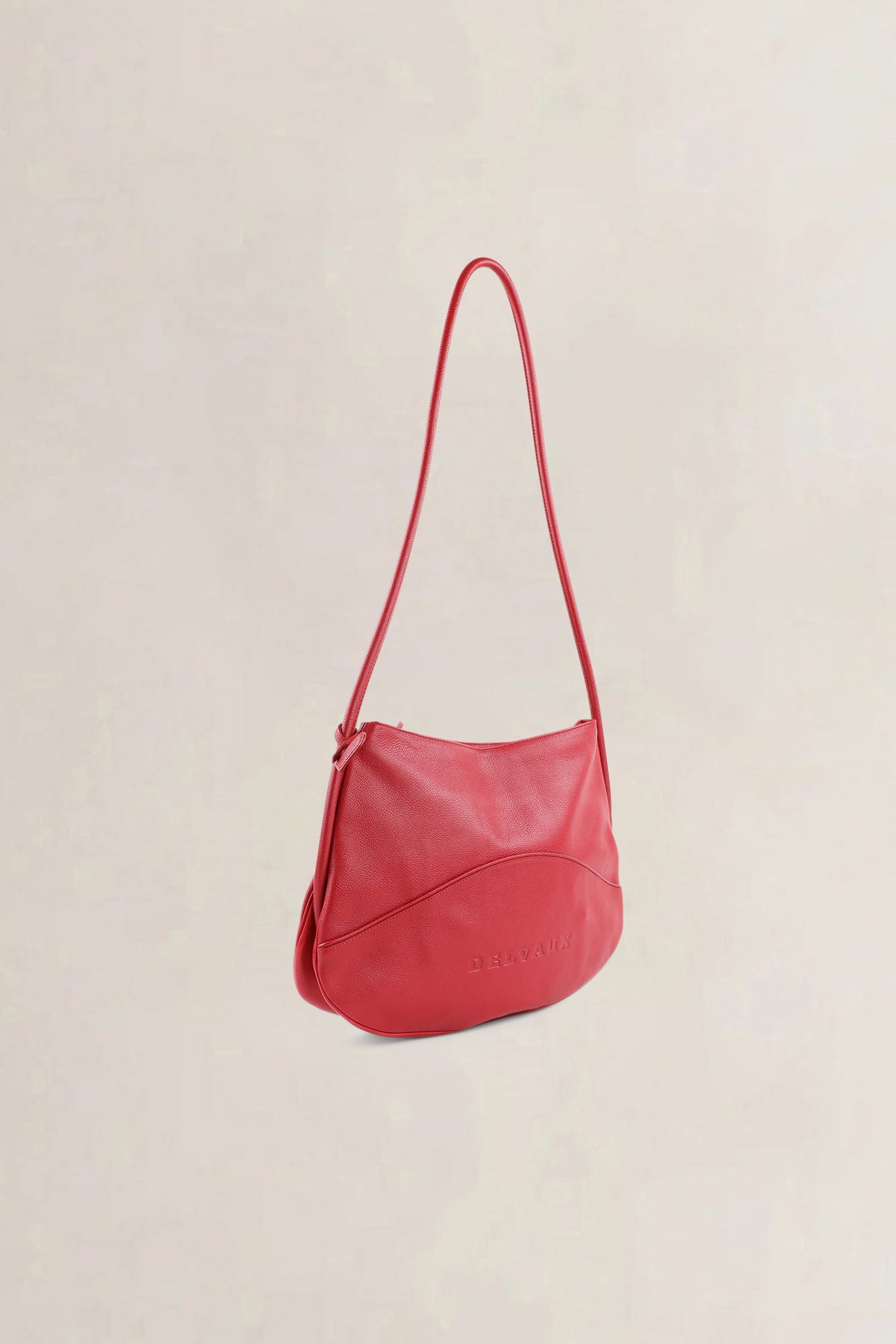 Delvaux Red Trotteur Rubis Crossbody Bag
