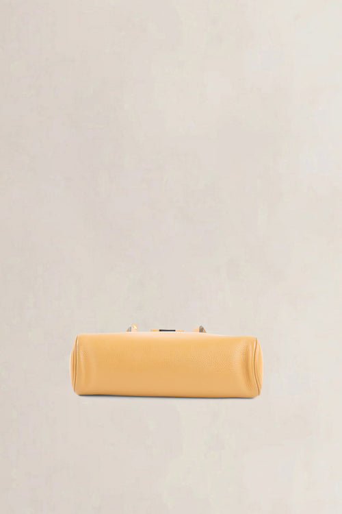 Delvaux Mustard Yellow Jumping Calf Chablis Crossbody Bag