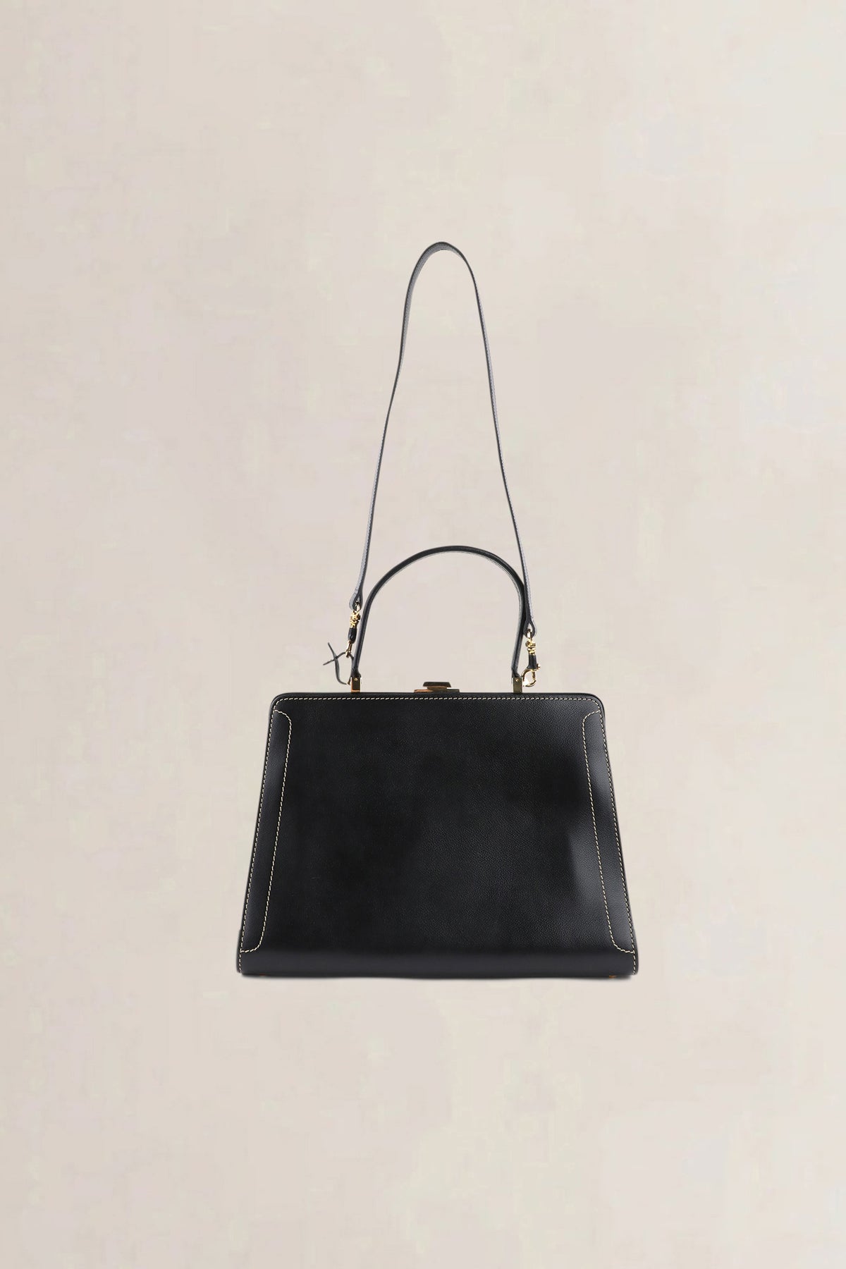 Delvaux Brown Classico Jumping Calf GM Shoulder Bag