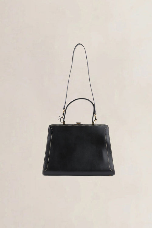 Delvaux Brown Classico Jumping Calf GM Shoulder Bag