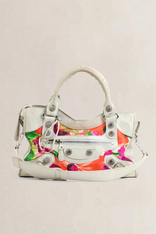 Balenciaga Floral Limited Edition City Bag