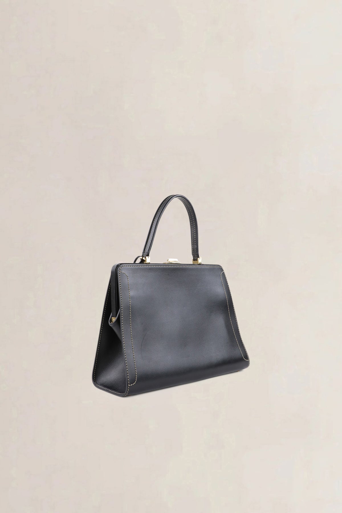 Delvaux Brown Classico Jumping Calf GM Shoulder Bag