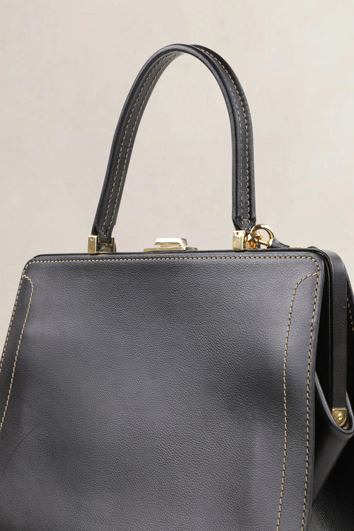 Delvaux Brown Classico Jumping Calf GM Shoulder Bag