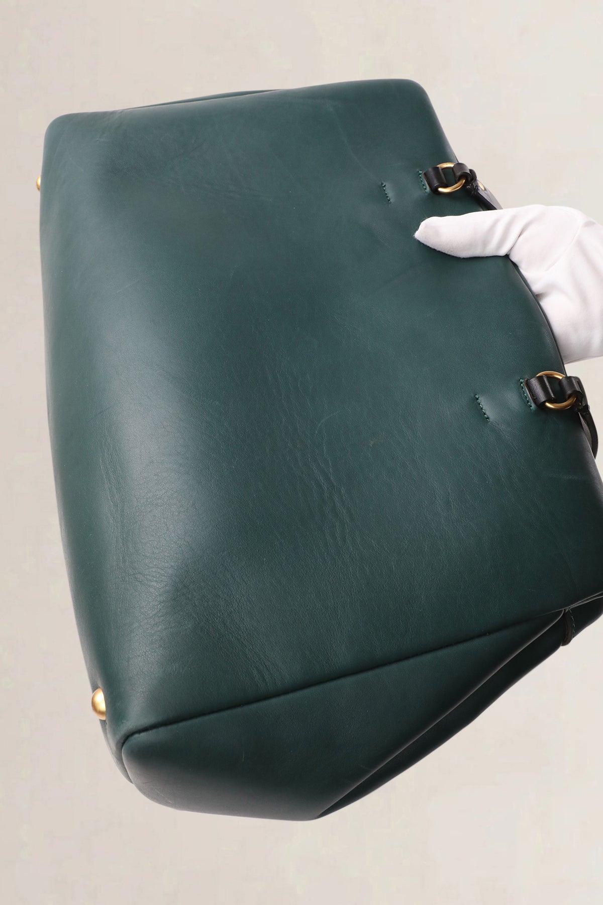 Marni Green Leather Shoulder Bag