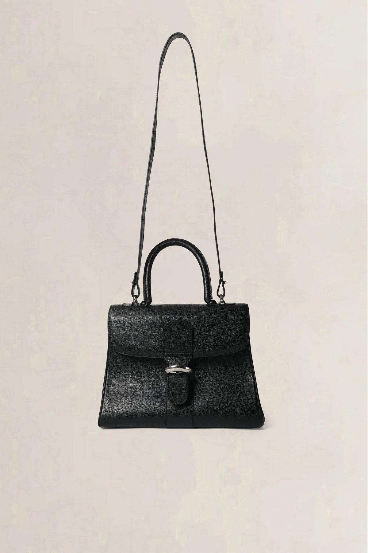 Delvaux Black Brillant MM — vintage
