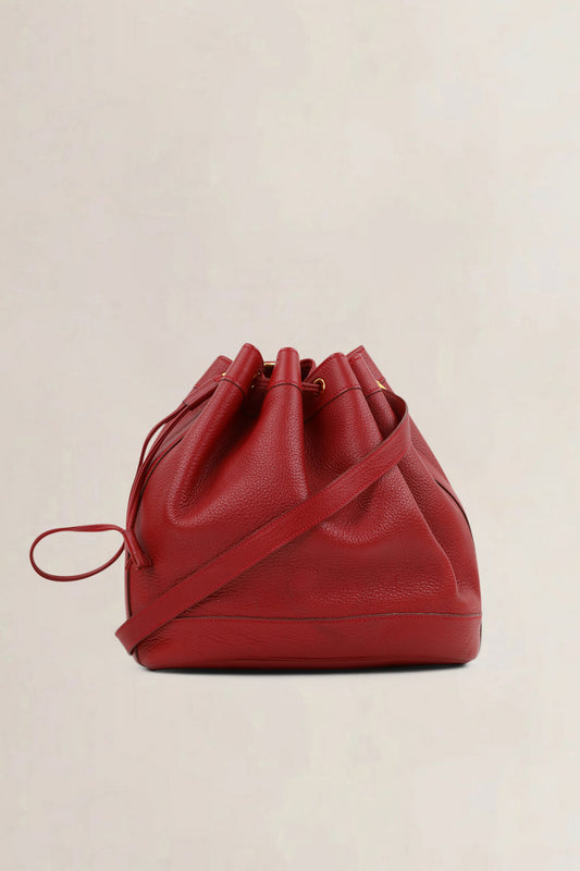 Hermès 1998 Red GM Bucket Bag