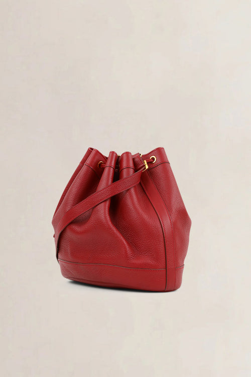 Hermès 1998 Red GM Bucket Bag