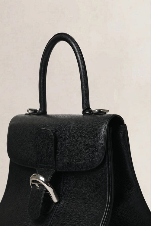 Delvaux Black Brillant MM Crossbody Bag