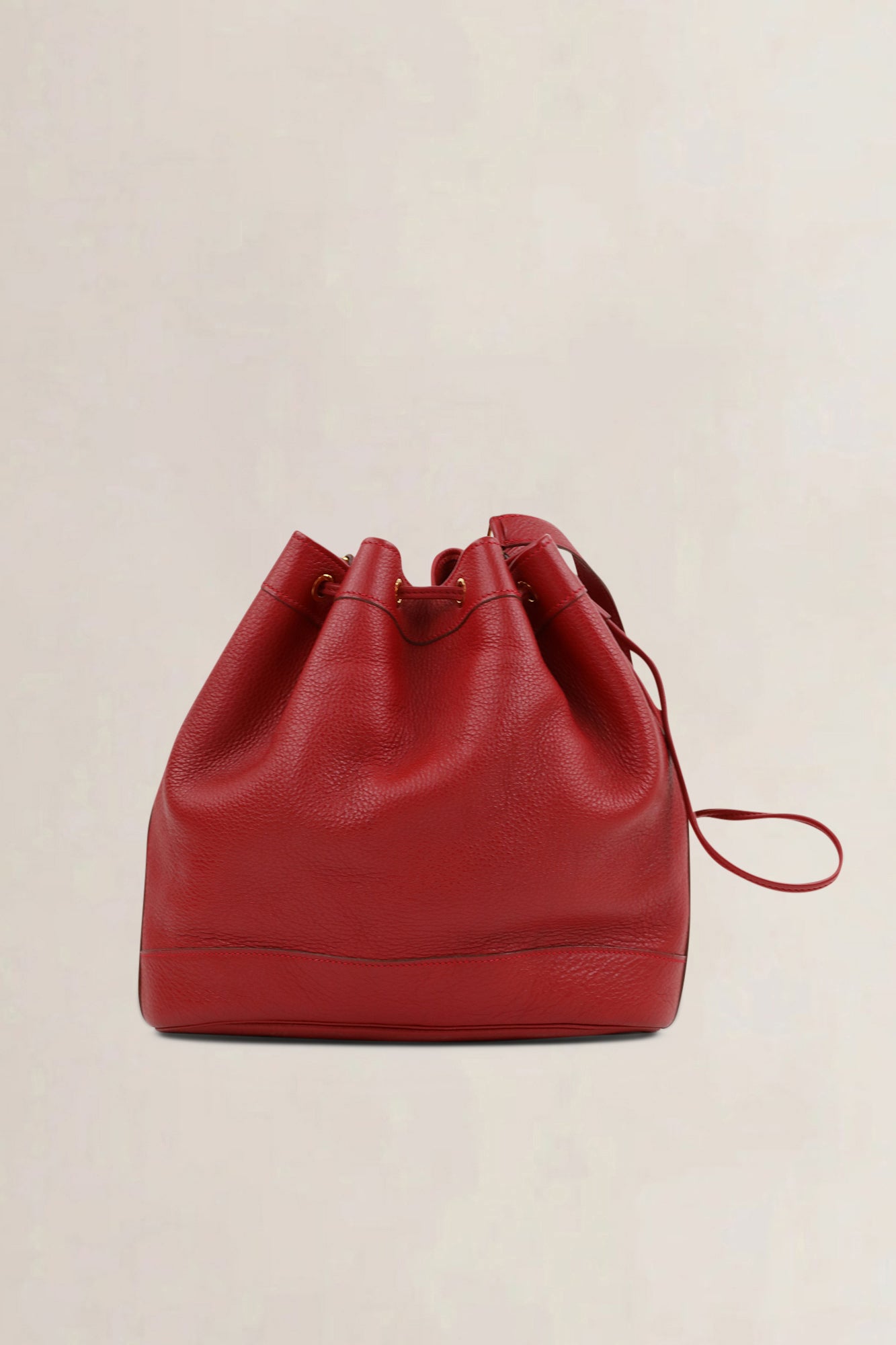 Hermès 1998 Red GM Bucket Bag