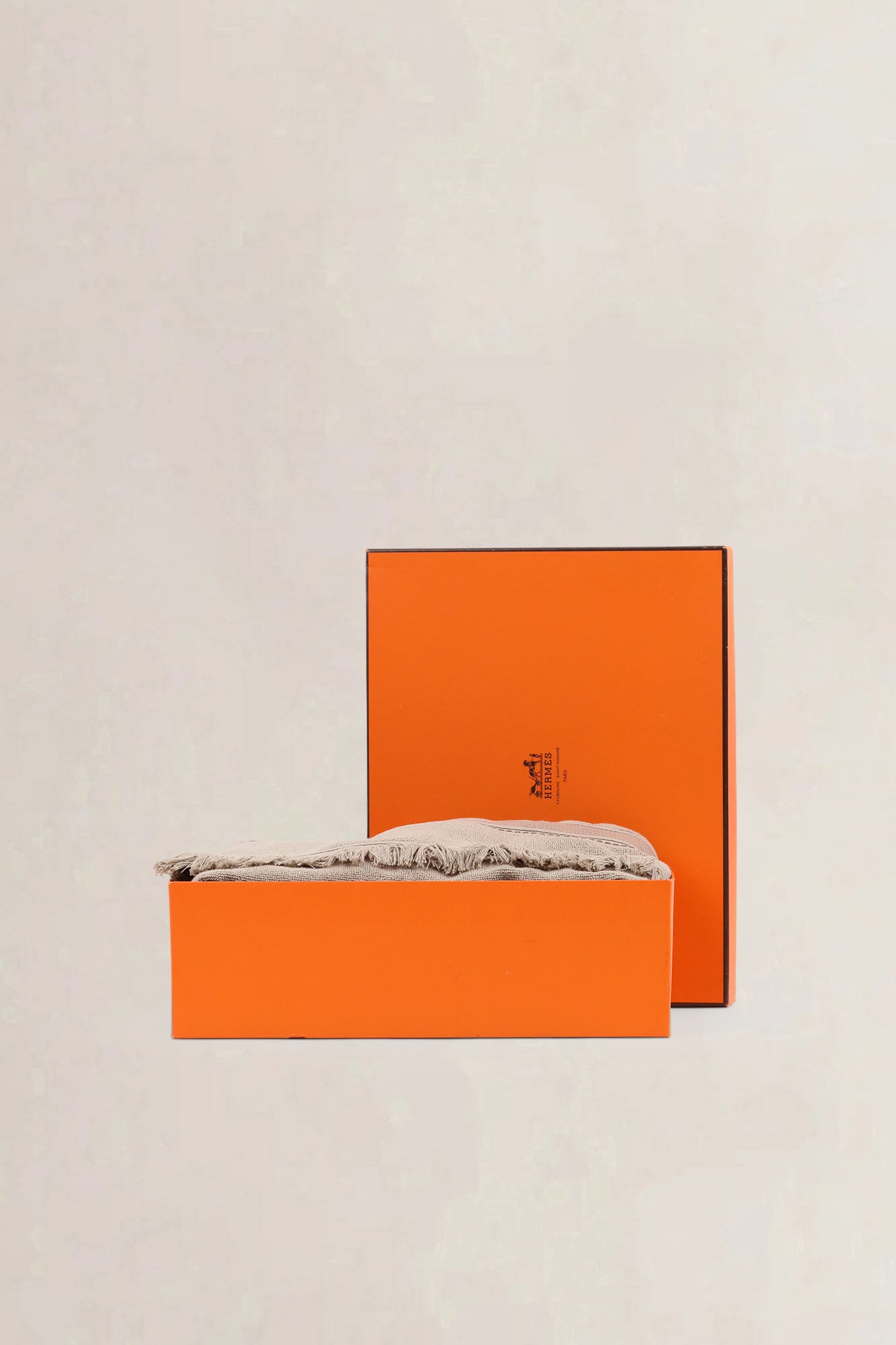 Hermès Brown Cotton Terry Beach Towel