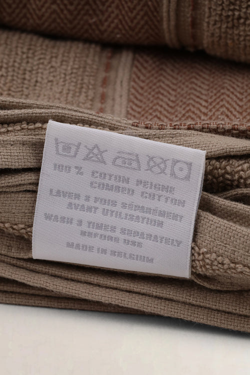 Hermès Brown Cotton Terry Beach Towel