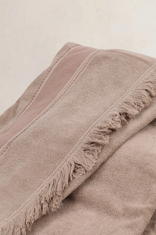 Hermès Brown Cotton Terry Beach Towel