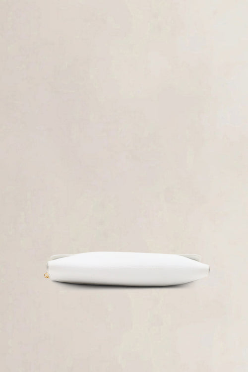 Delvaux White Leather Clutch/Shoulder Bag