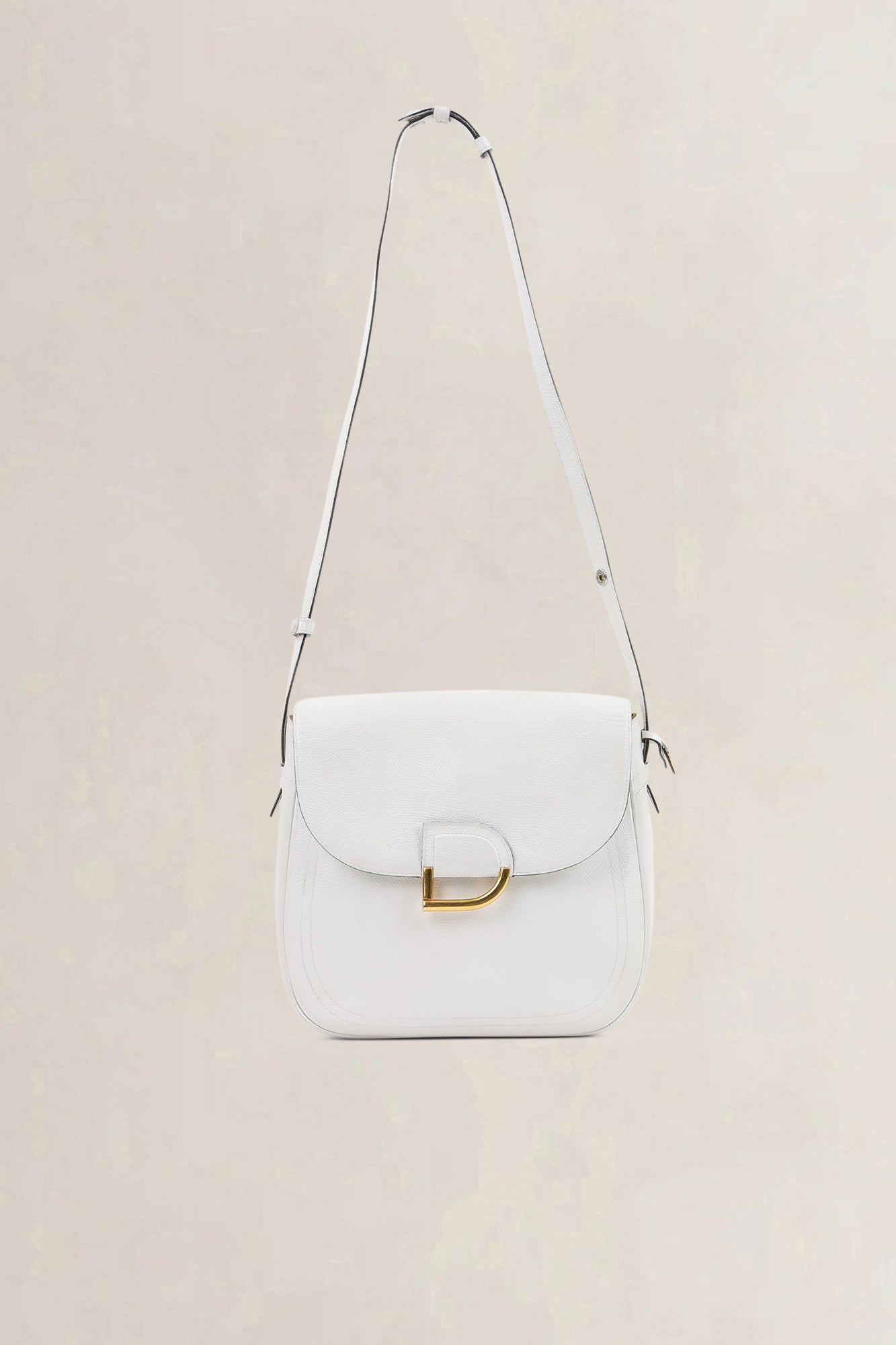 Delvaux White Diva Diligent Crossbody Bag