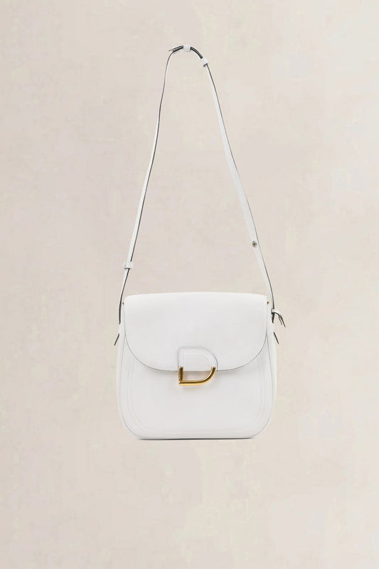 Delvaux White Diva Diligent Crossbody Bag